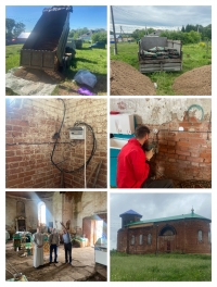  Началась работы по восстановлению Свято-Троицкого храма села Никольское