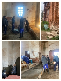  В селе Никольское продолжается ремонт храма