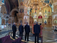 Молебен по случаю 306-и лет со дня образования российской полиции